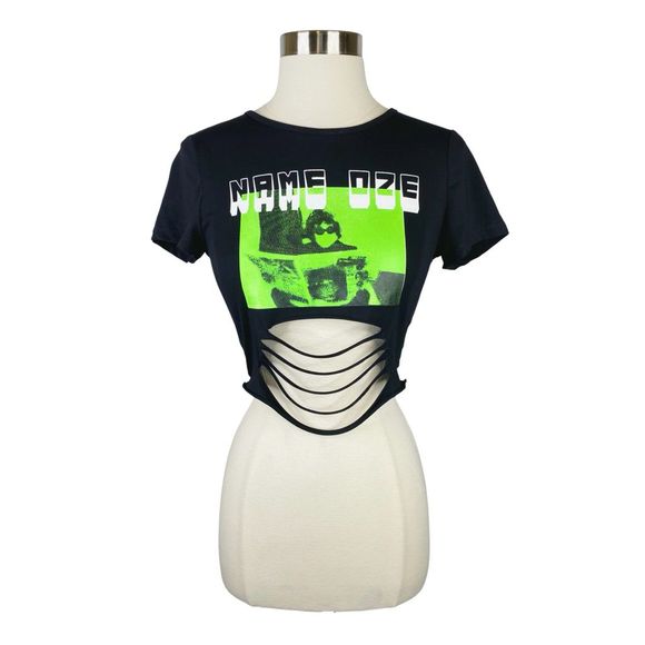 SHEIN Tops - SHEIN Shredded Crop Top - Size Medium